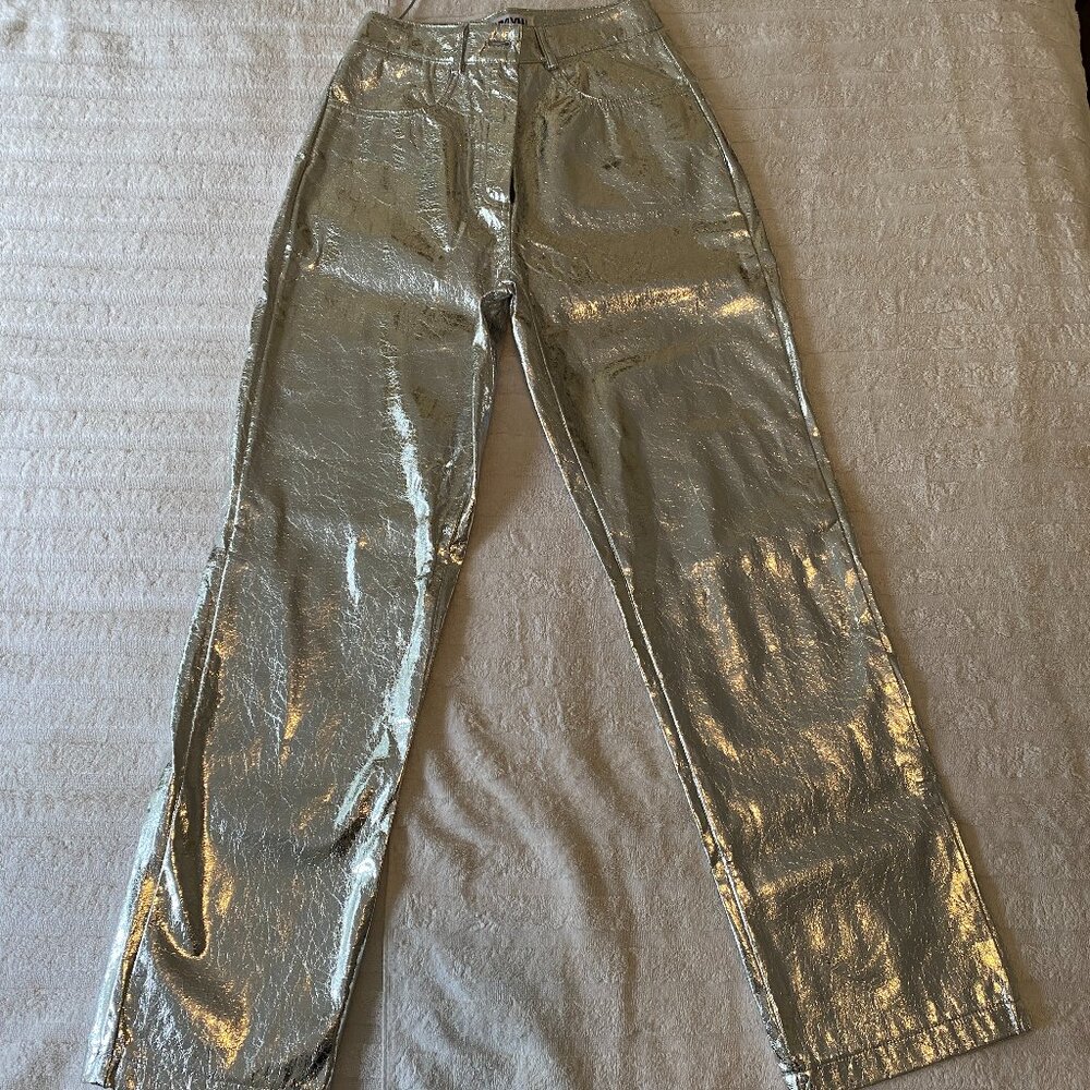 Fun silver pants